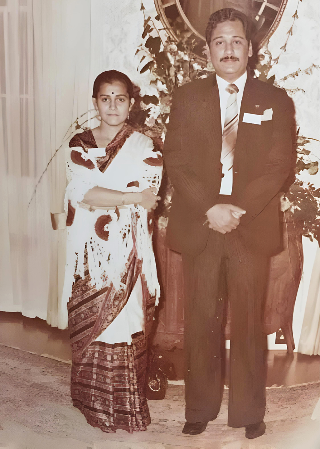 Faezul Huq and wife